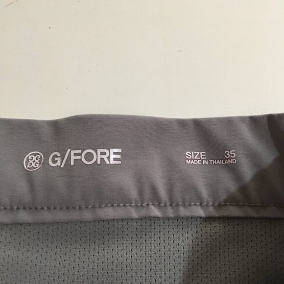 G/FORE Mens Golf Shorts Size 35 Grey - Picture 3 of 10